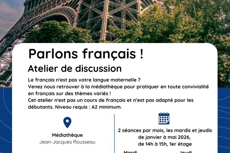 Parlons français ! Atelier de discussion image2