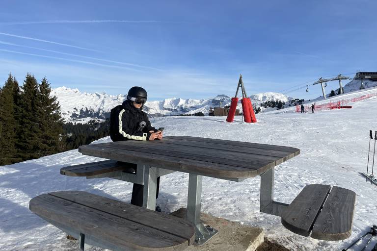 Aire de pique-nique sur les pistes de Morillon image1