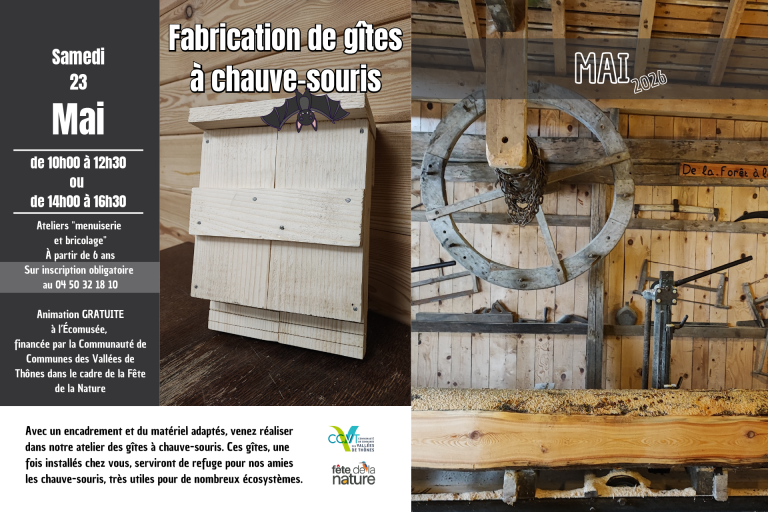 Fête de la Nature : Fabrication de gîtes à chauve-souris image1