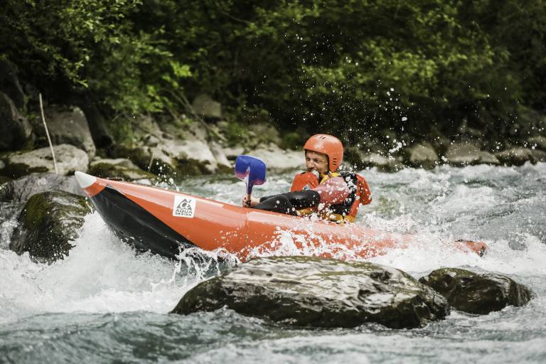 Air-Boat Outing - The Giffre River in an inflatable kayak image1