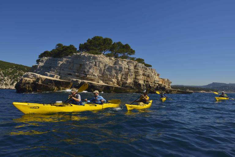 Supervised sea kayaking trip with ExpéNature image1