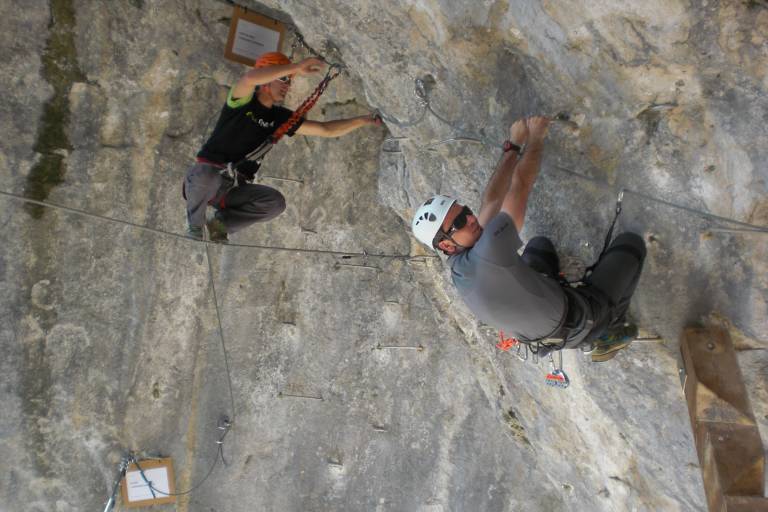 Via Ferrata - La Grotte de Cristal image2