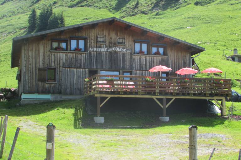 Itinéraire pédestre : le col et le refuge de la Golèse image1