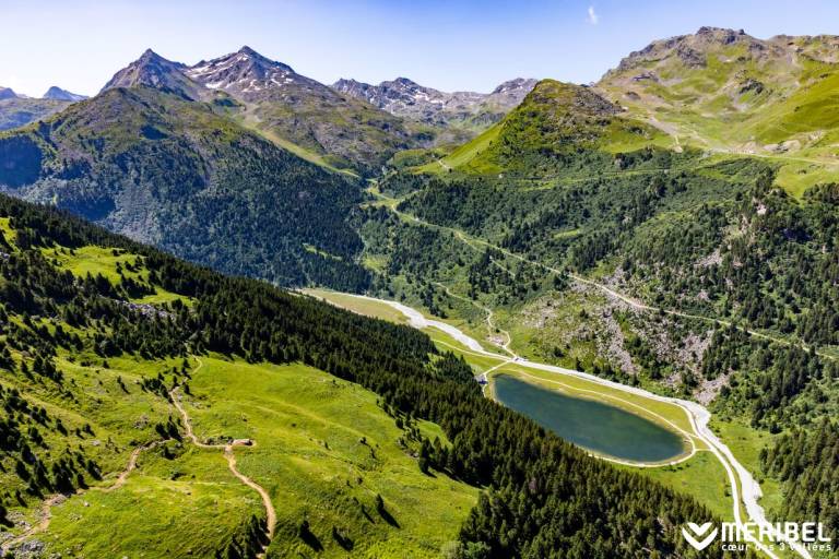 Sentier piéton - R10 - Refuge du Saut Départ Méribel Mottaret image2