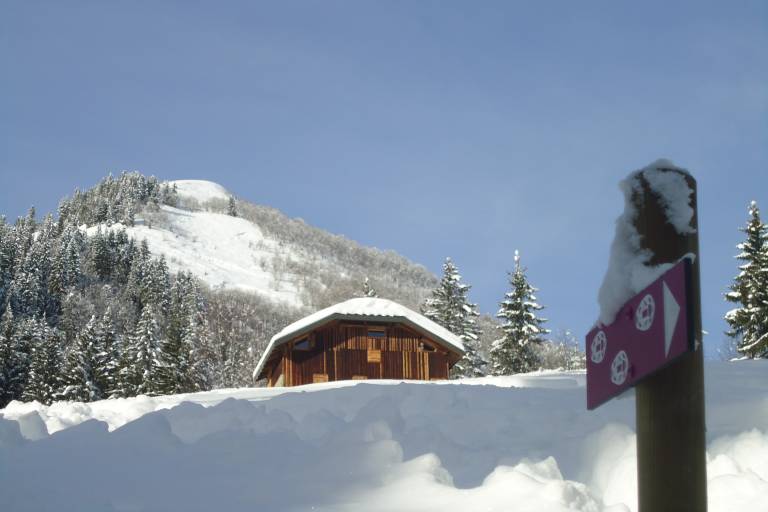 Boucle des Charnes - snowshoe trail image2