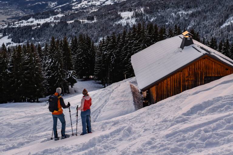 Boucle des Charnes - snowshoe trail image1