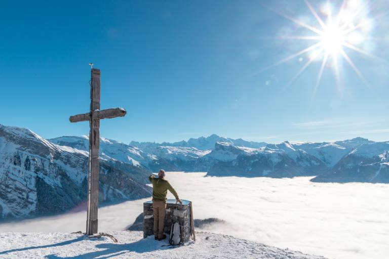 Itinéraire raquettes : La Bourgeoise depuis le chalet d'accueil de Joux Plane image1