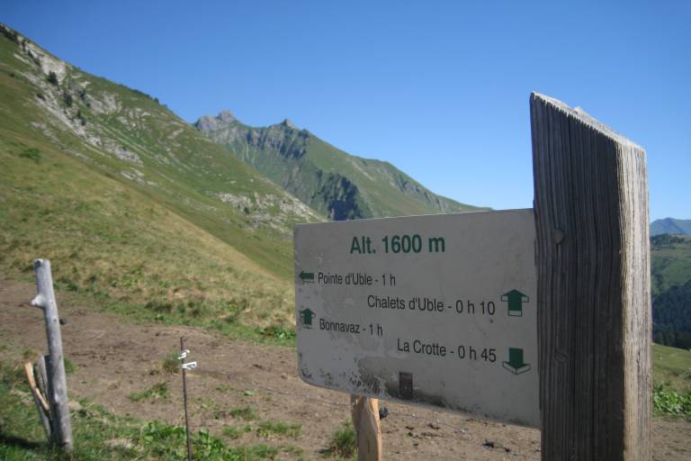 Itinéraire pédestre : La Pointe d'Uble image2