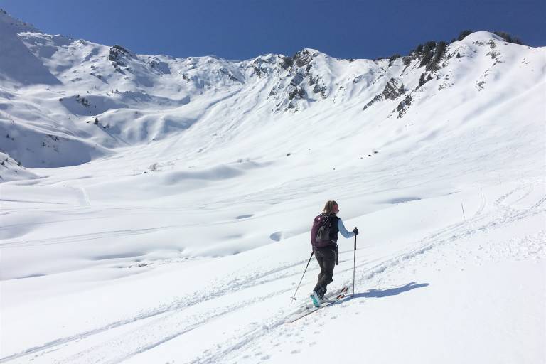 Ski-touring: Uphill climb to the Lac de Roy image1