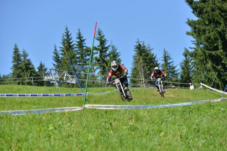 Downhill mountain bike trails image1