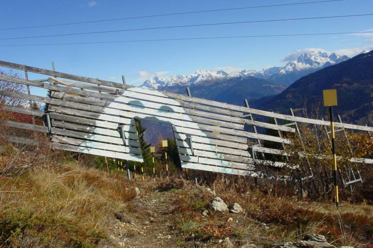 Evalanche protection barriers Track of Celliers image1