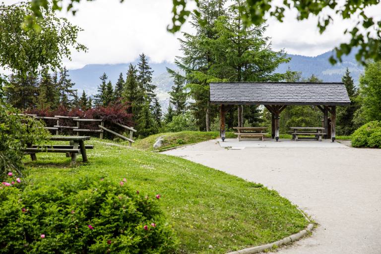 Sentier piéton - R13 - Entre villages et alpages Départ des Allues image1