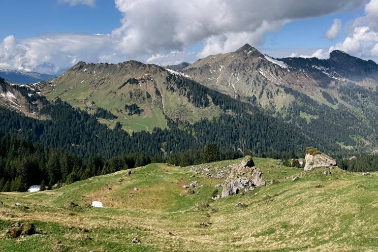 Col de Cou from Lac des Mines d'Or image2