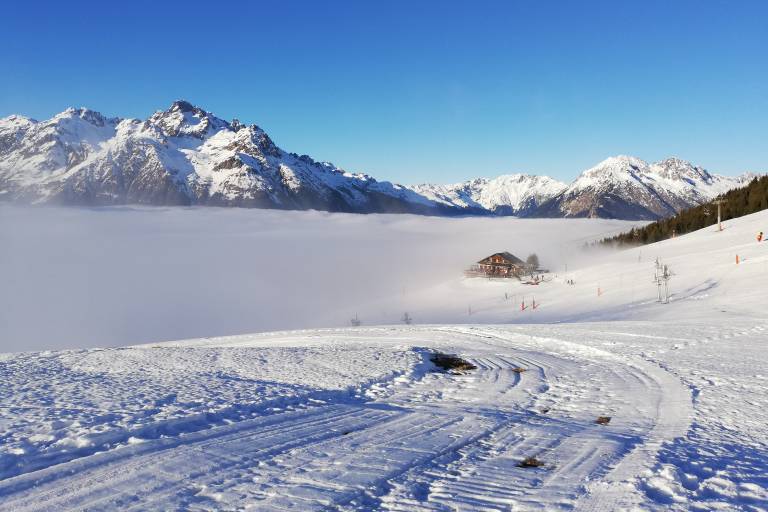 Le lac du Langaret - balade en raquettes depuis Villard-Reculas image1