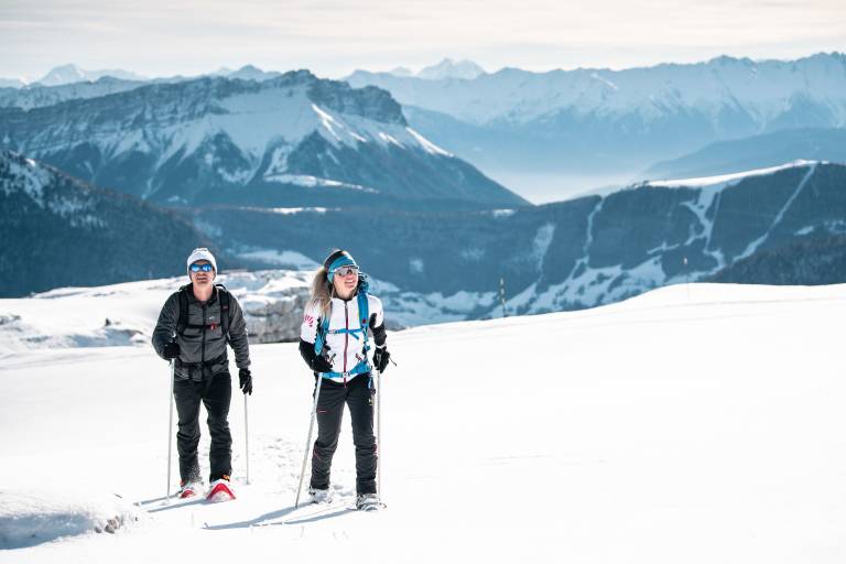 Snowshoe hikes : The Margériaz ridges image2