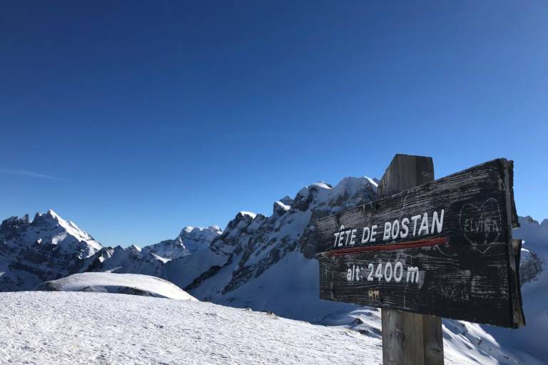 Tête de Bostan depuis Morzine image1