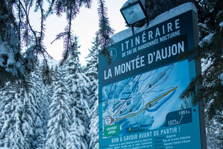 Itinéraire de ski de randonnée Au fil de l'Aup image1