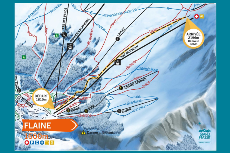 Itinéraire de ski de randonnée Montée du Lapiaz image2