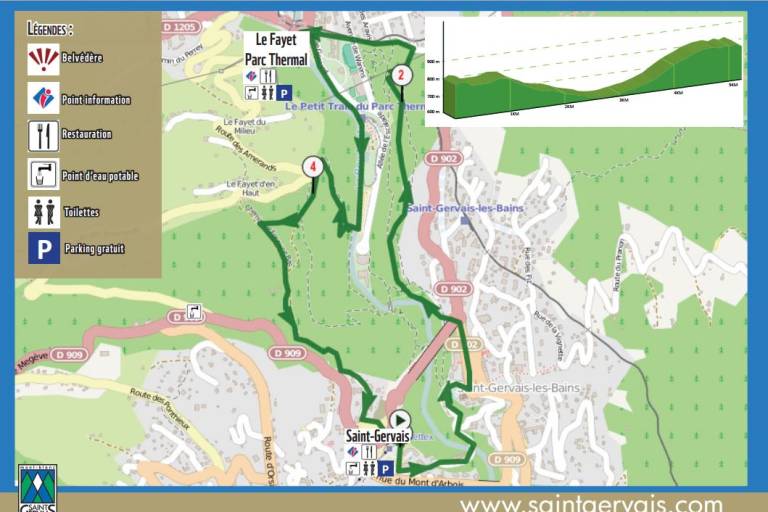 Itinéraire trail Tour du Parc Thermal image1