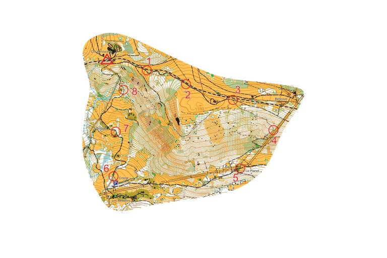 Parcours d'orientation Col de Voza image1