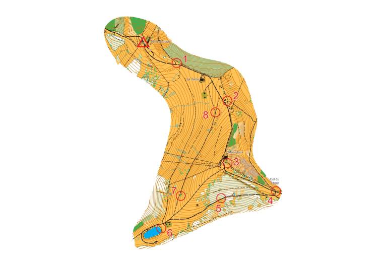 Parcours d'orientation Mont d'Arbois image1