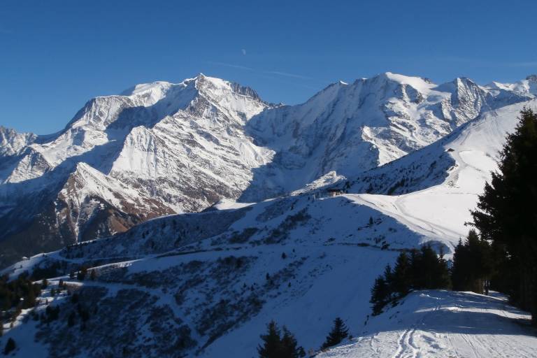 Itinéraire raquettes - chemin du Mont d'Arbois / Bettex image1
