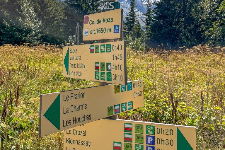 Le Col de Voza au départ du Crozat image1