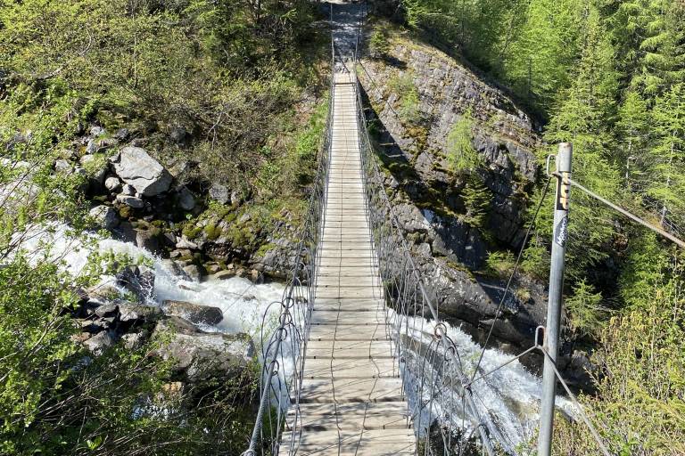 La passerelle du glacier de Bionnassay, boucle de randonnée image1