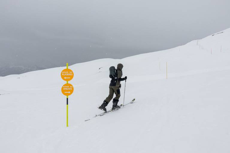 Ski touring route up Les Lindars image1