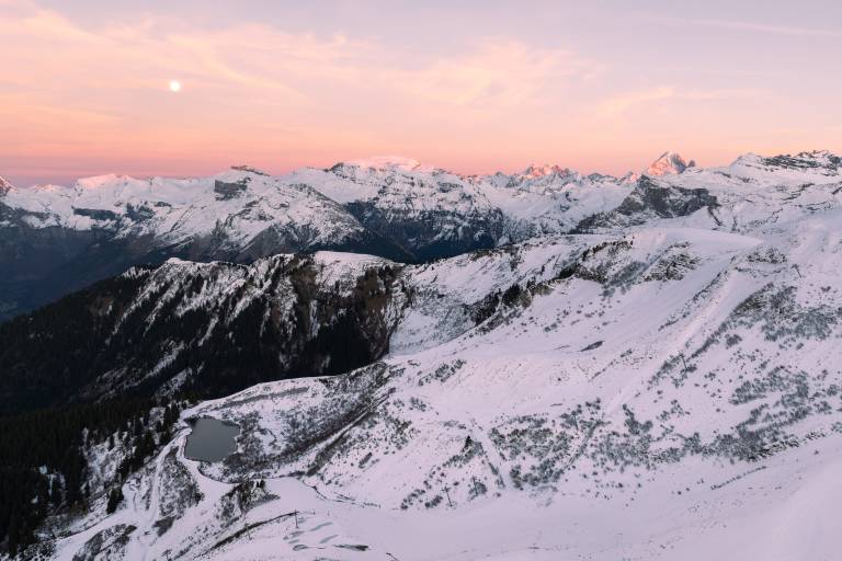 Piste de ski de randonnée : Tétra Lyre image1