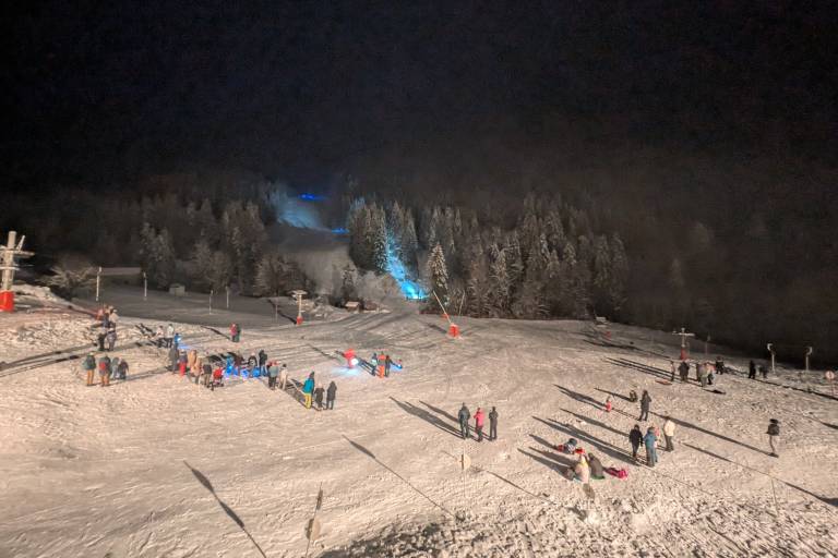 Torchlight descent at La Chèvrerie image1