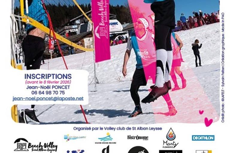 Tournoi de Snow Volley image1