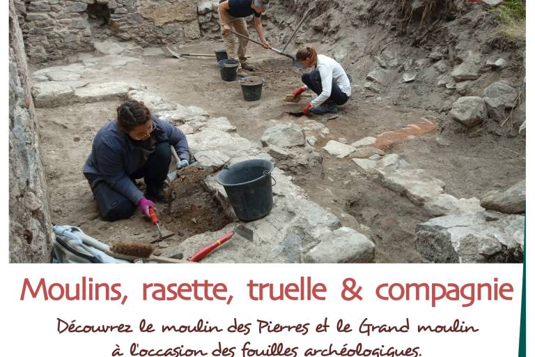 Journées du Patrimoine · Archéologie Moulins, rasette, truelle & compagnie image1