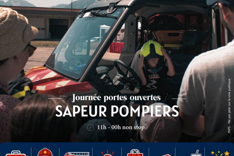 Journée portes ouvertes des sapeurs pompier d'Huez image1