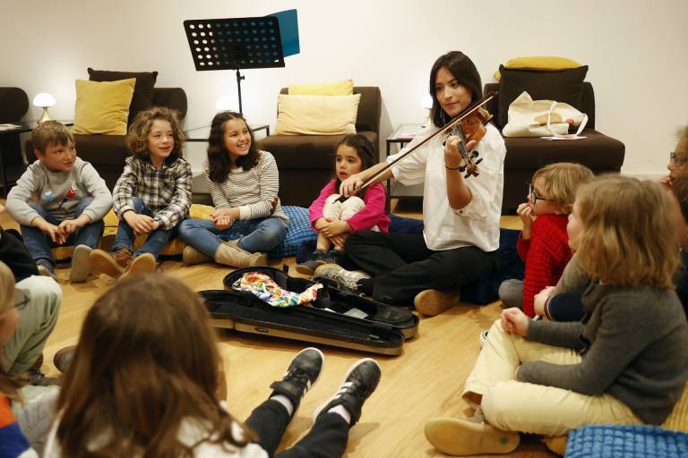 Festival des Nuits Romantiques - Atelier Couleurs et Mélodie - Eveil musical image1