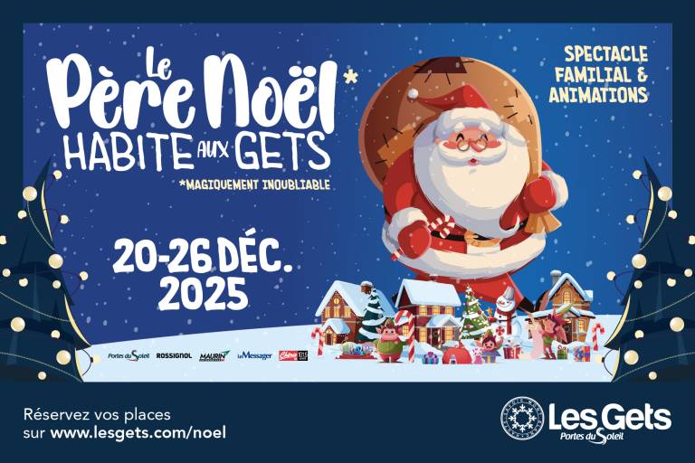 Father Christmas lives in Les Gets image1