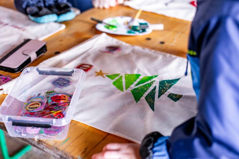 Christmas bag workshop image1