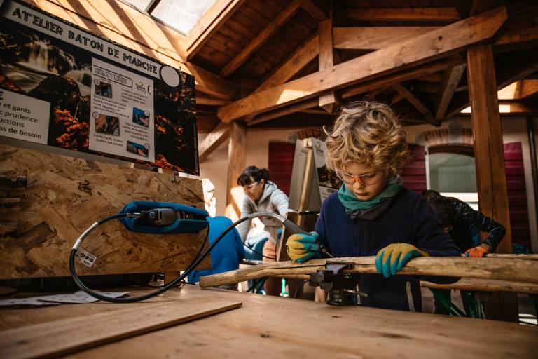 Walking stick workshop image1