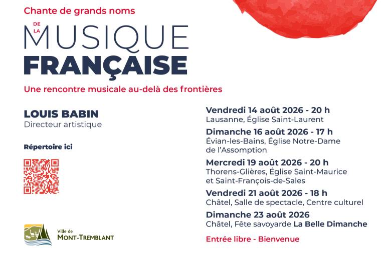 Le Chœur Tremblant chante de grands noms de la musique française image1