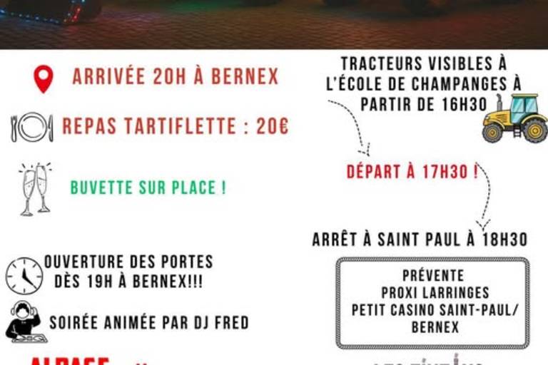 Défilé de tracteurs lumineux image1