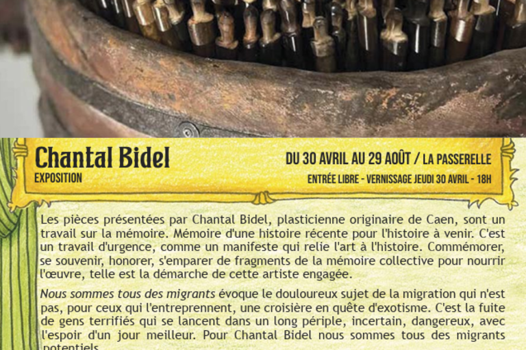 Exposition de Chantal Bidel, plasticienne image1