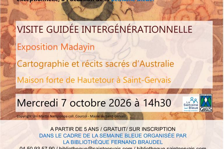 Intergenerational Tour - Madayin Exhibition - Semaine Bleue 2026 image1