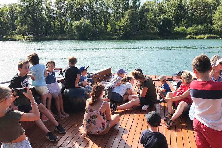 Croisière familiale "les moussaillons" à Tournon sur Rhône avec Les Canotiers image1