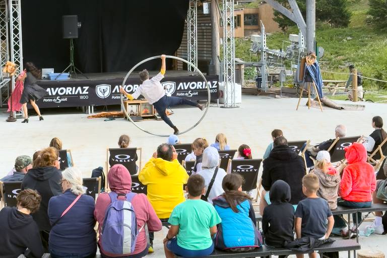 Animations sur le Forum Extérieur d’Avoriaz image2