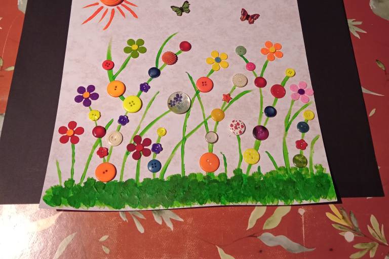 A landscape of flowers in bud image1