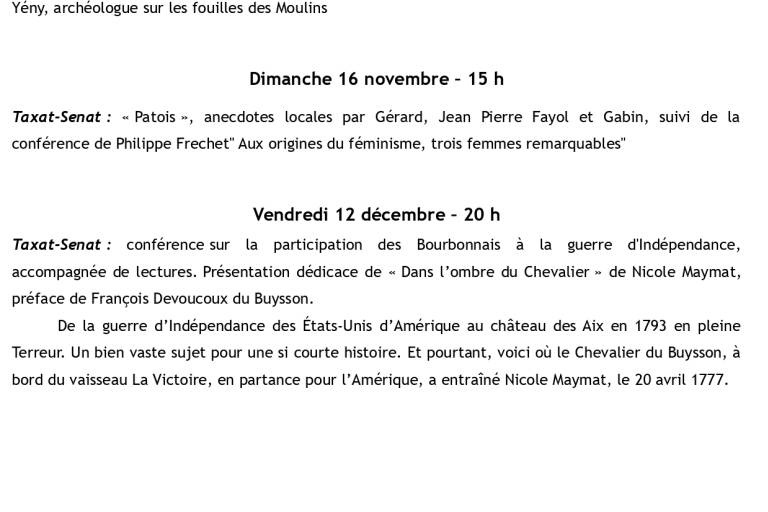 Terr'HistoireS 2025 : littérature, patrimoine et histoire au fil de l'eau - Conférences et rencontres image2