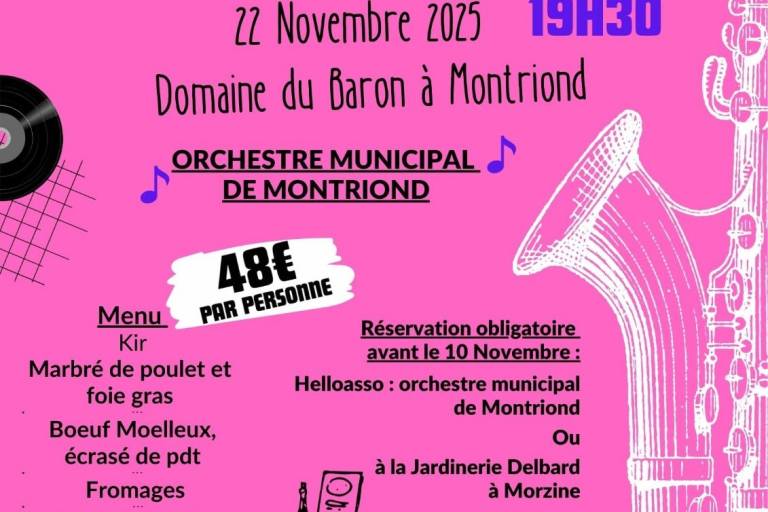 Dîner-Concert de l'Orchestre Municipal de Montriond image1