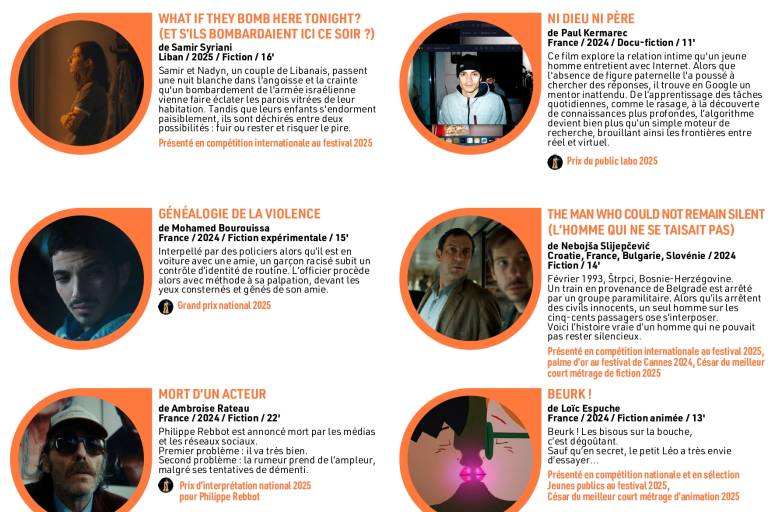 Cinéma : 6 courts métrages image2