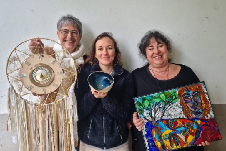 Exposition de Valérie Borgel, Clara Longeagne et Anne-Mattina. image1