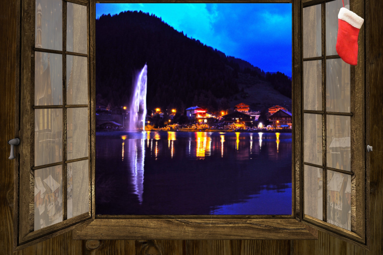 Franco-Swiss advent window image1